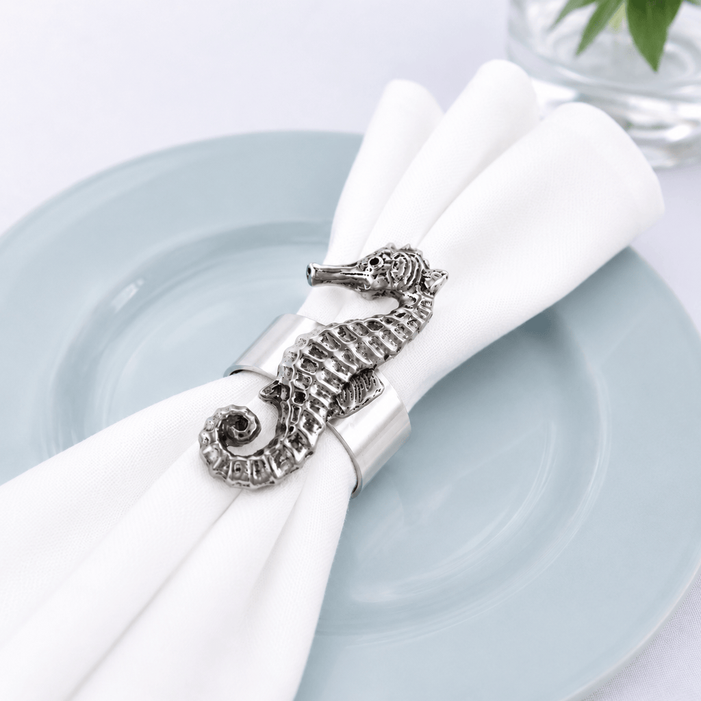 Sea Horse Napkin Rings - set of 4