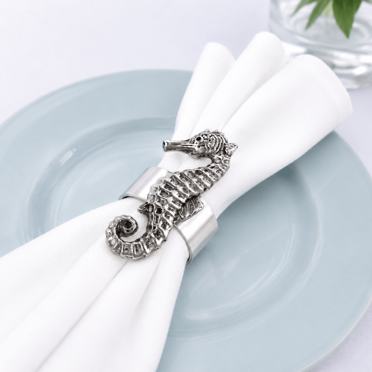 Sea Horse Napkin Rings - set of 4