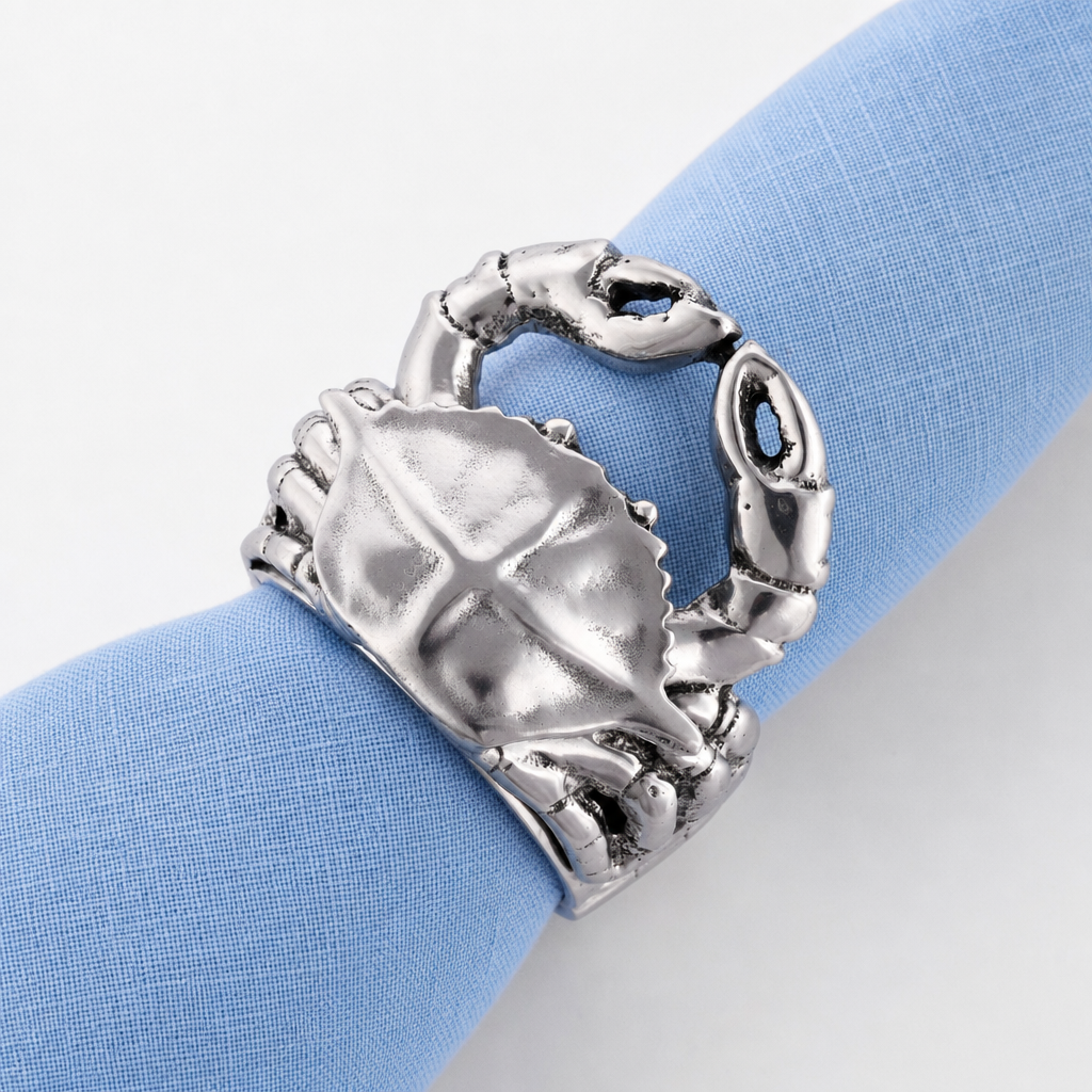 Crab Napkin Rings - set of 4