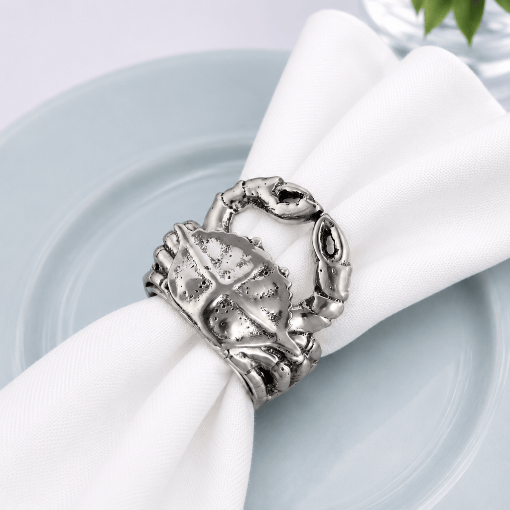 Crab Napkin Rings - set of 4