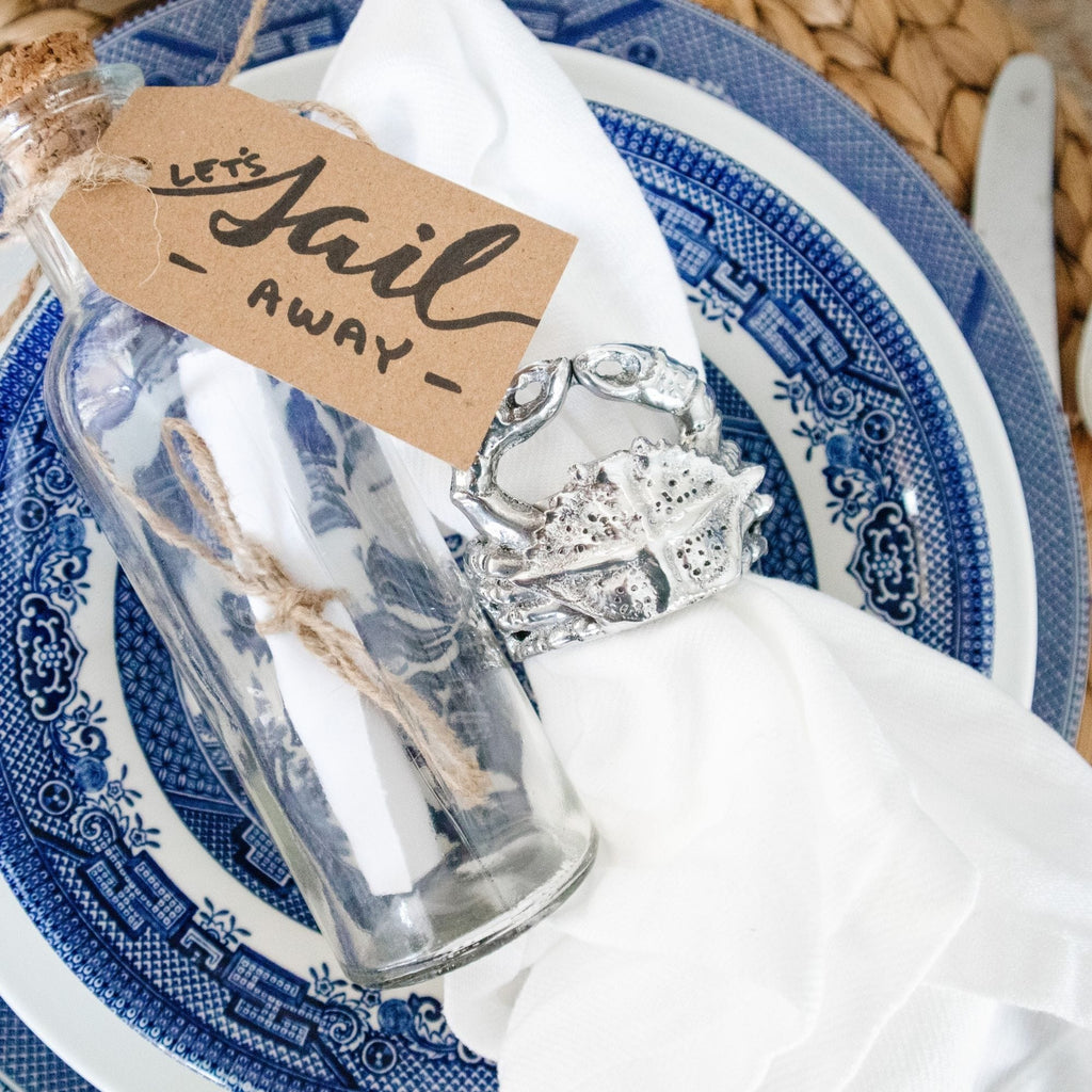 Crab Napkin Rings - set of 4