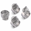 Sea Shell Napkin Rings - set of 4