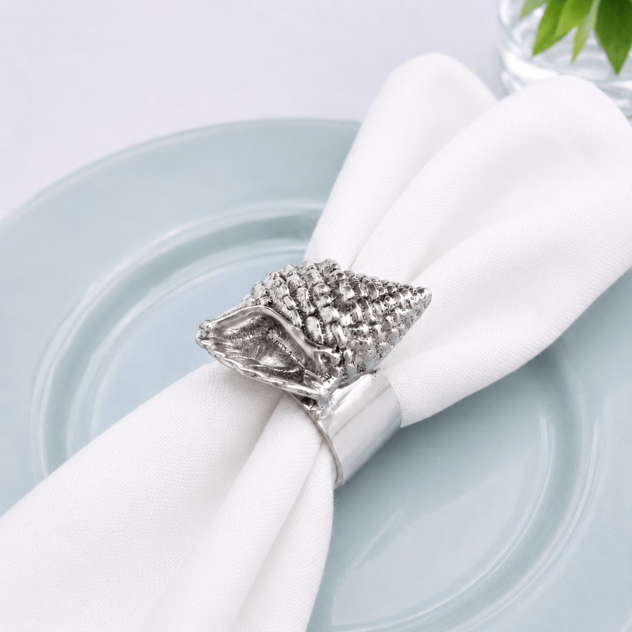 Sea Shell Napkin Rings - set of 4