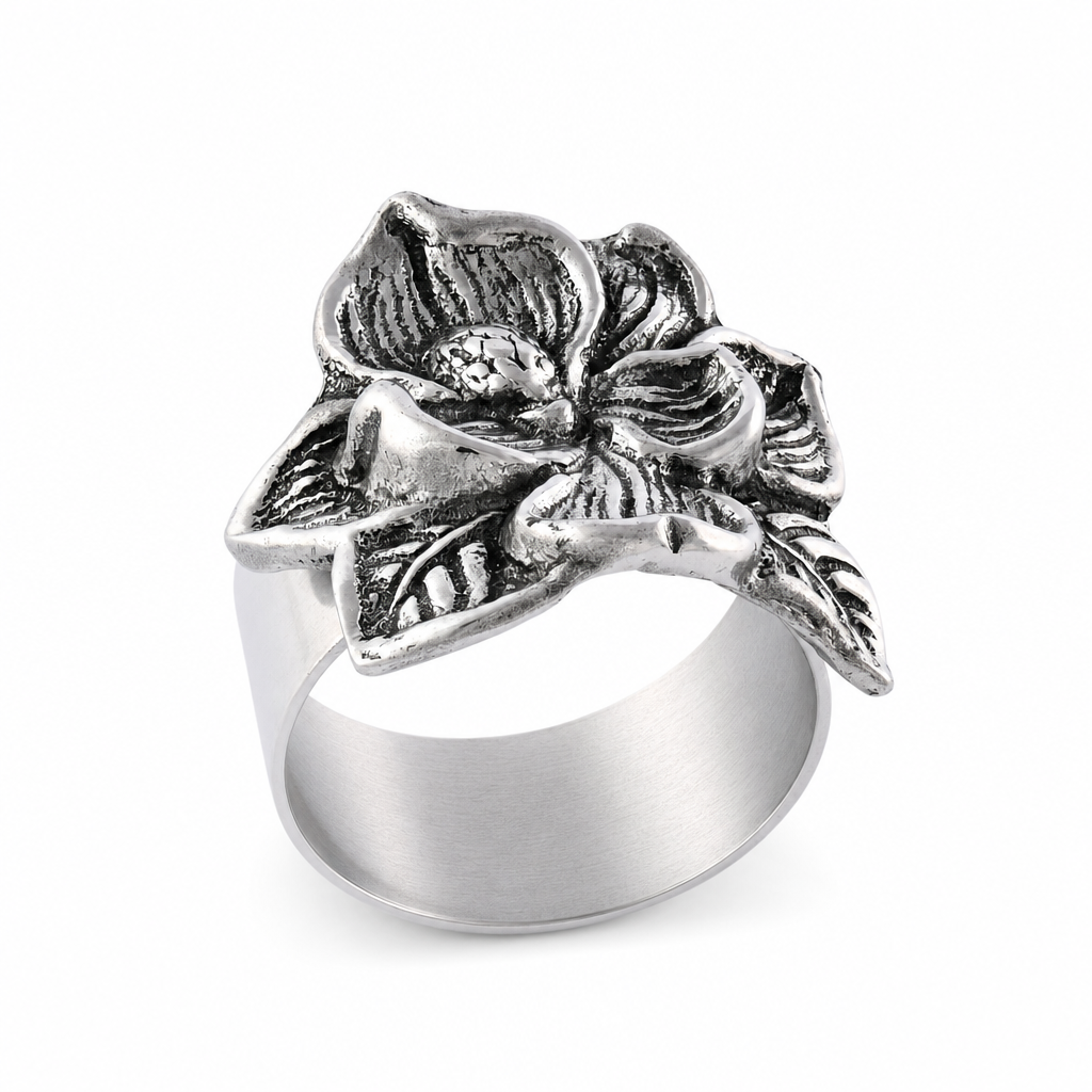 Magnolia Napkin Rings - set of 4