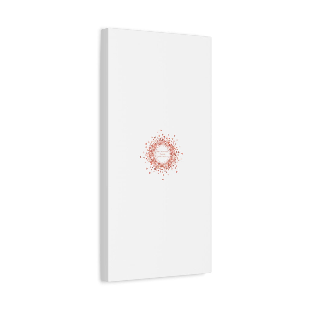 Tiny Heart Confetti Canvas | Matte Stretched Wall Art