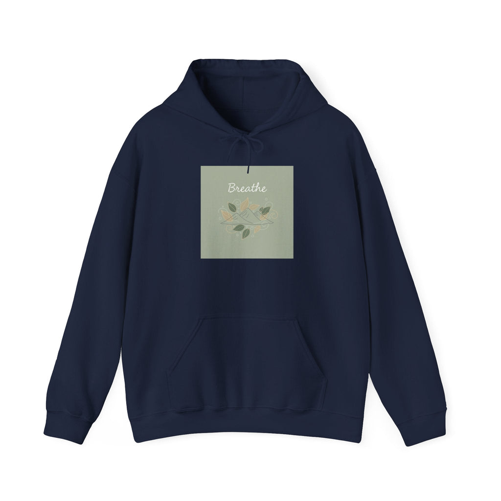 Breathe Leaf Motif Hoodie | nature vibes, forest minimal