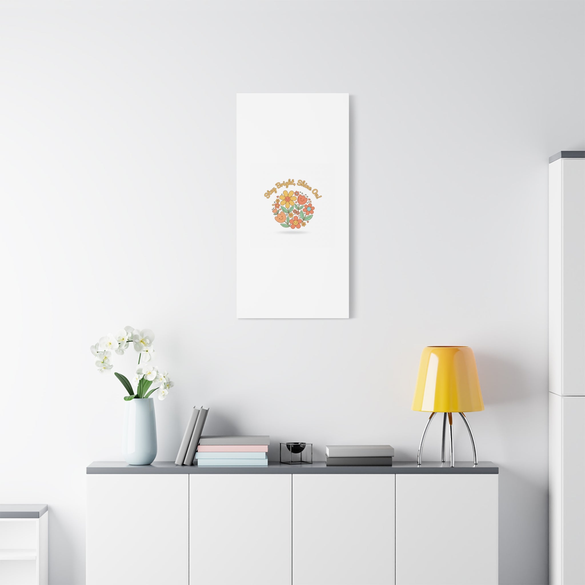 Stay Bright Shine On Canvas | Hopecore, Radical Optimism Wall Art