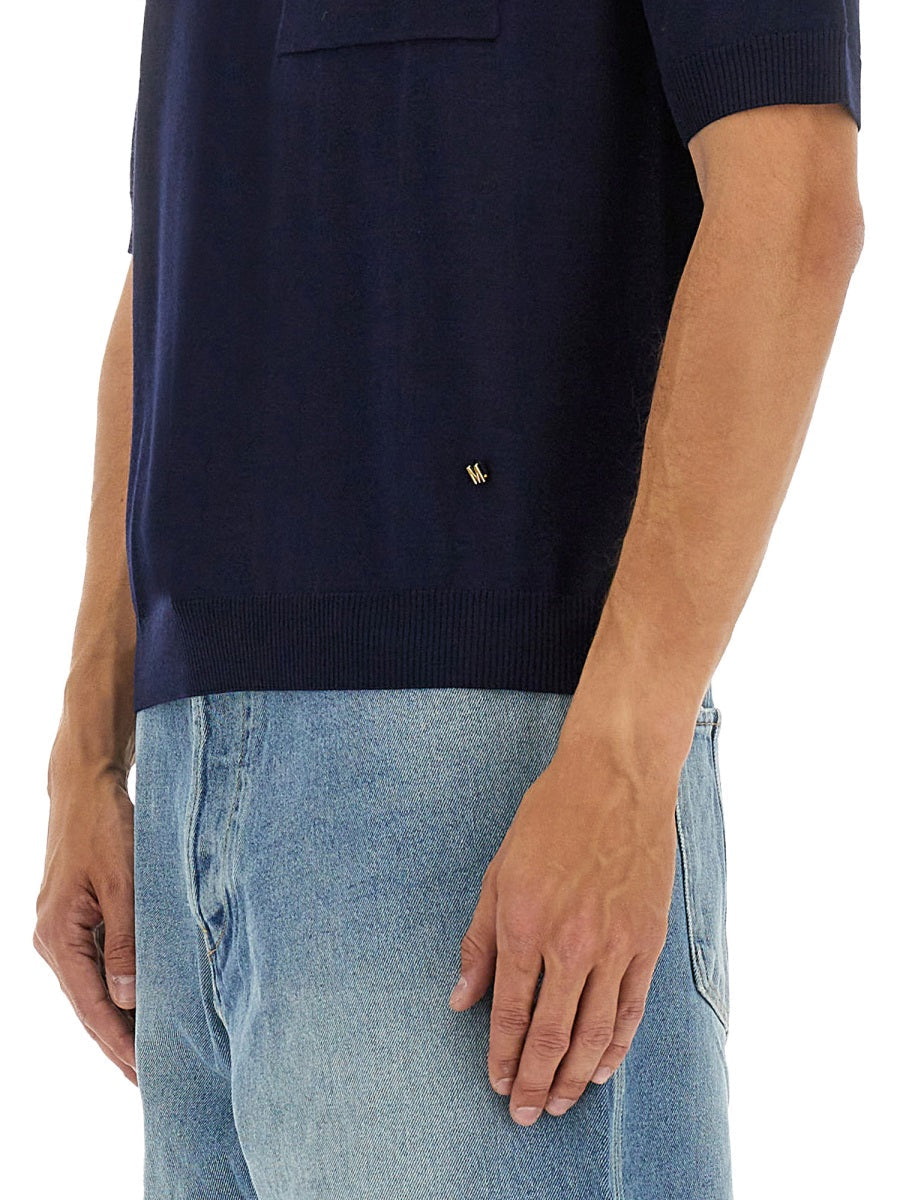 Moschino Men Wool And Silk Sweater