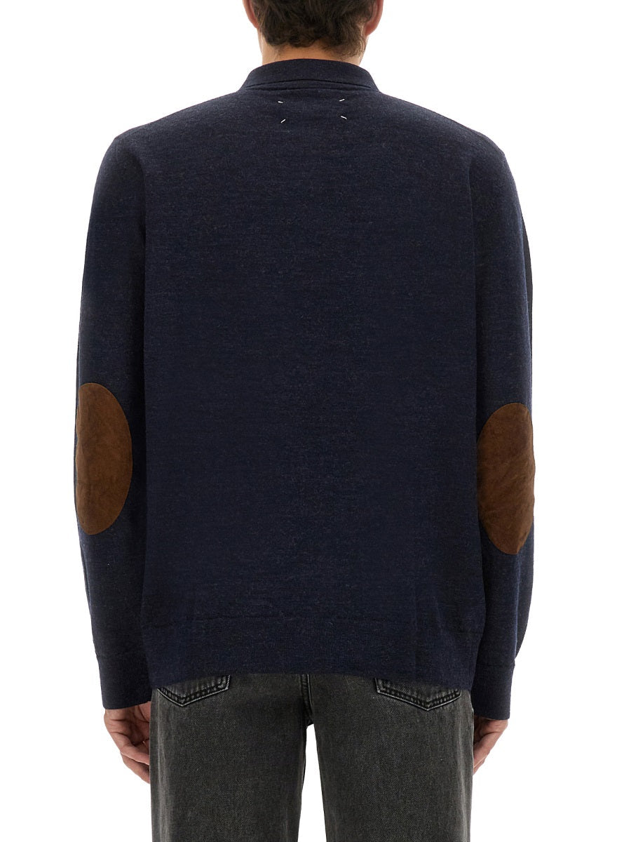 Maison Margiela Men Wool Polo.