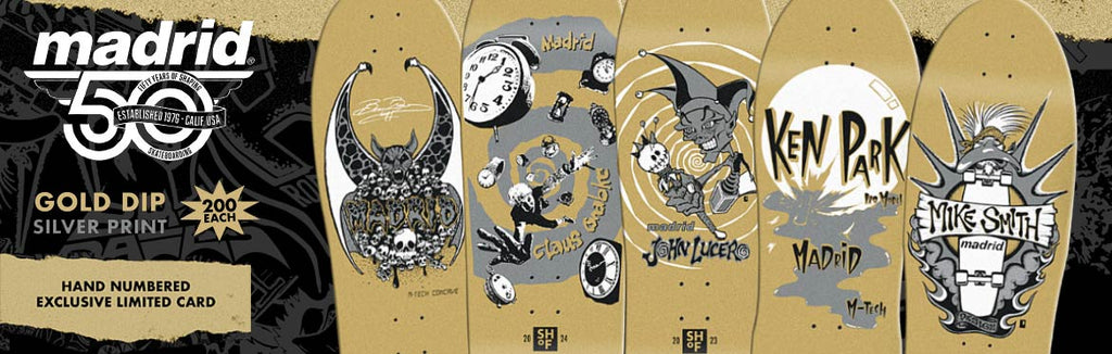 Madrid Mike Smith "Duck" LTD 50th Anniversary SHOF 10.25" Skateboard Deck