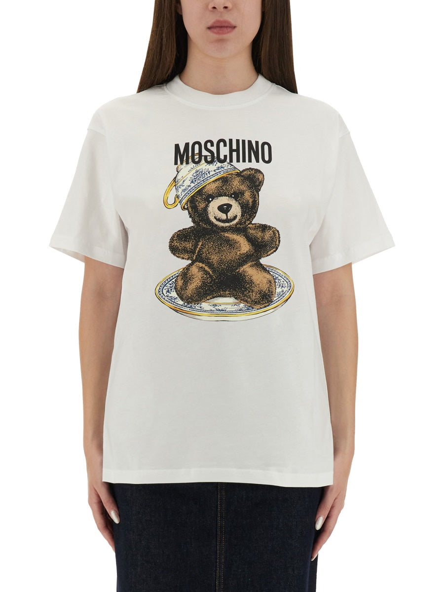 Moschino Women T-Shirt With "Teddy" Print