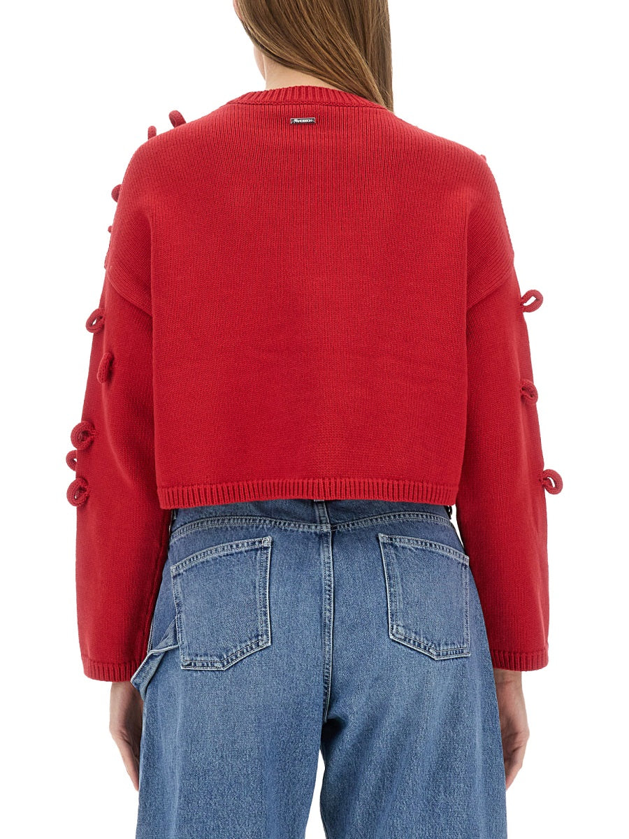Jw Anderson Women Loop Cropped Jersey
