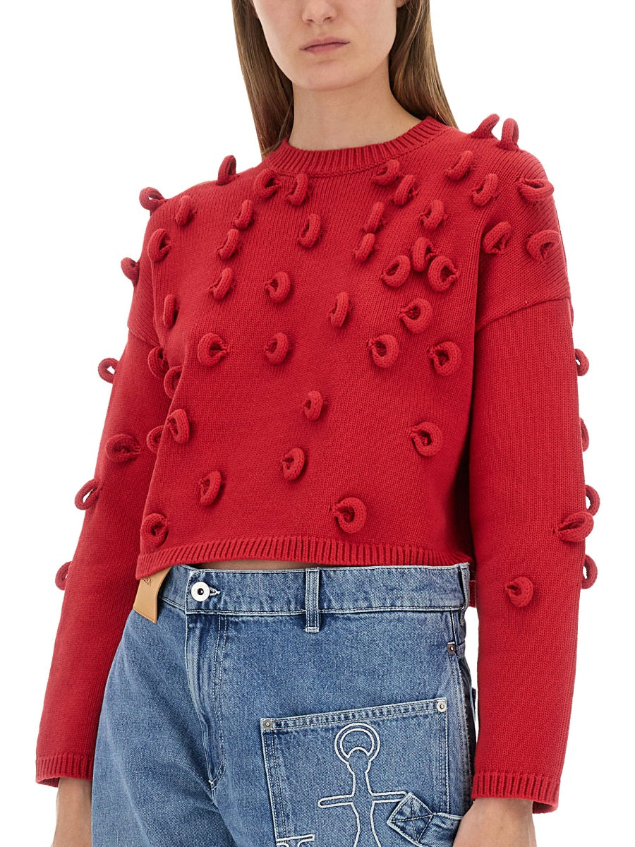 Jw Anderson Women Loop Cropped Jersey