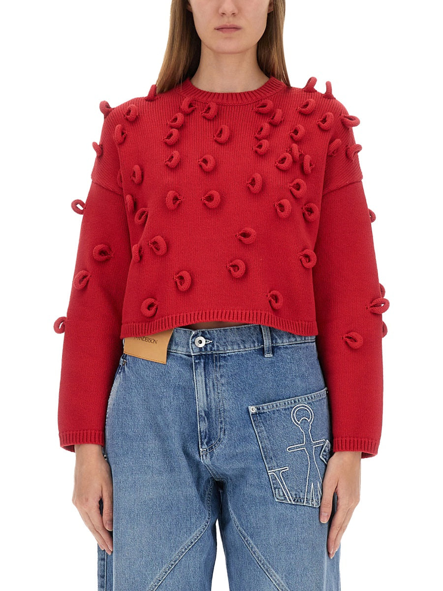 Jw Anderson Women Loop Cropped Jersey