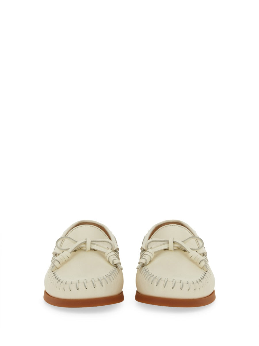 Valentino Garavani Men "Palm Avenue" Boat Moccasin