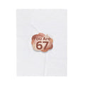 You Are 67 Velveteen Plush Blanket | Self Love Valentine, Cozy Self‑Care