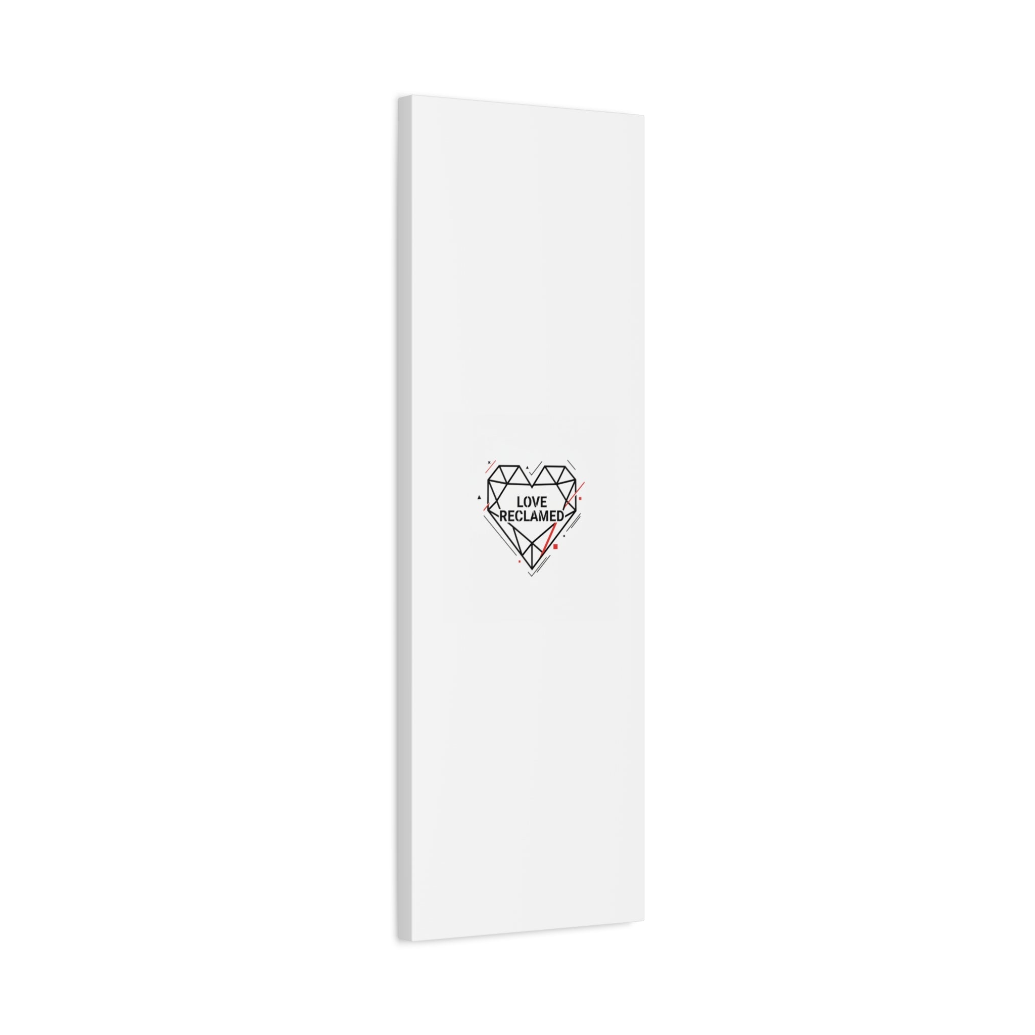 Love Reclaimed Canvas | modern heart design, minimalist love icon