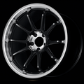 Advan RZ-DF2 20x9.5 / +33 Offset / 5x114.3 / 73mm Bore / Diamond Cut and Racing Titanium Black YAF0J33EDRTB