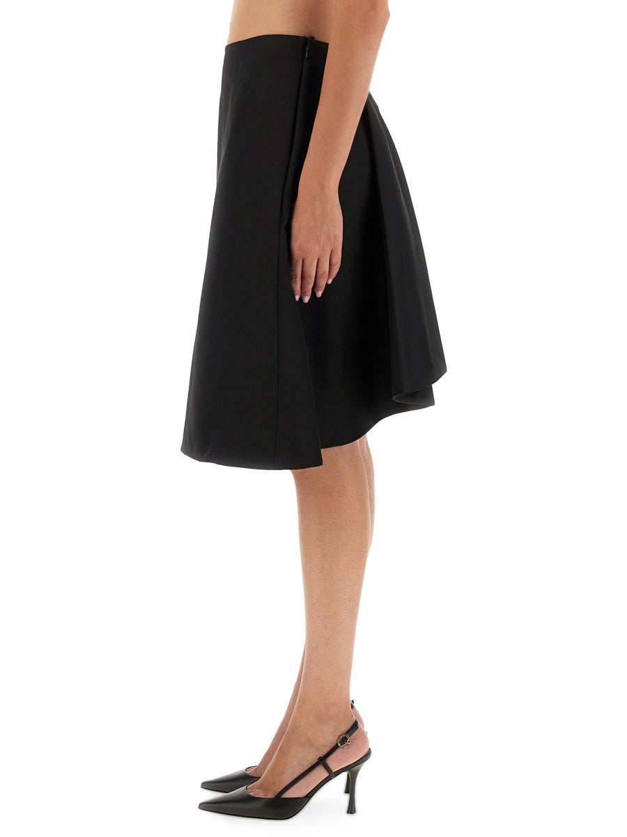 Alexander Mcqueen Women Flared Midi Skirt