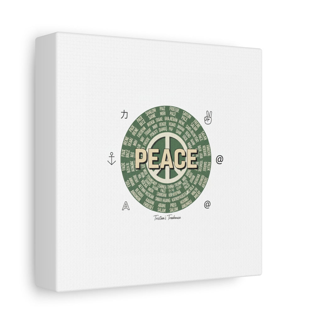 Peace doodle canvas | hand drawn sketch aesthetic, handwritten message