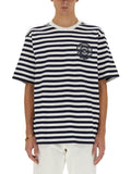 Versace Men Striped T-Shirt