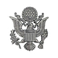 Air Force Officer Female Cap Device High Relief Finish STA-BRITE
