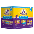 Wellness Cat Favorites Seafood Pate, 3 oz (Pack of 12)