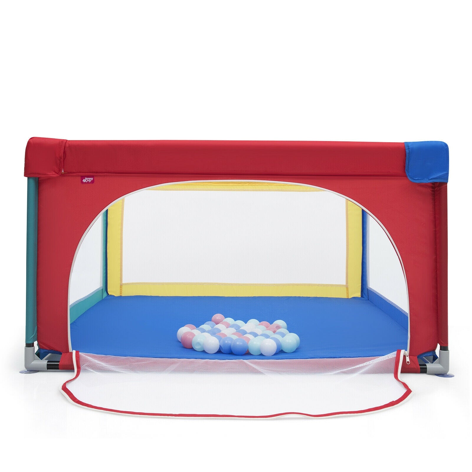 Large Safety Play Center Yard with 50 Balls for Baby Infant-Multicolor