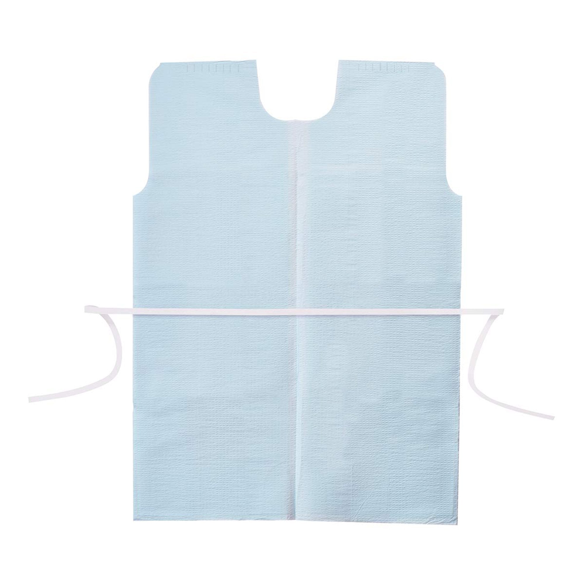 Apex™ Patient Exam Gown, Medium/Large, Blue 44507