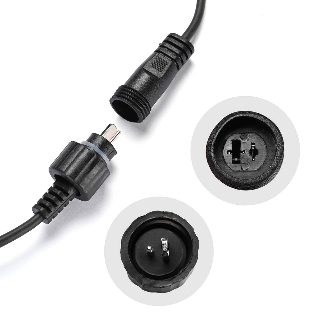 Yescom 12V Adapter Connector Cable for LED Deck Light