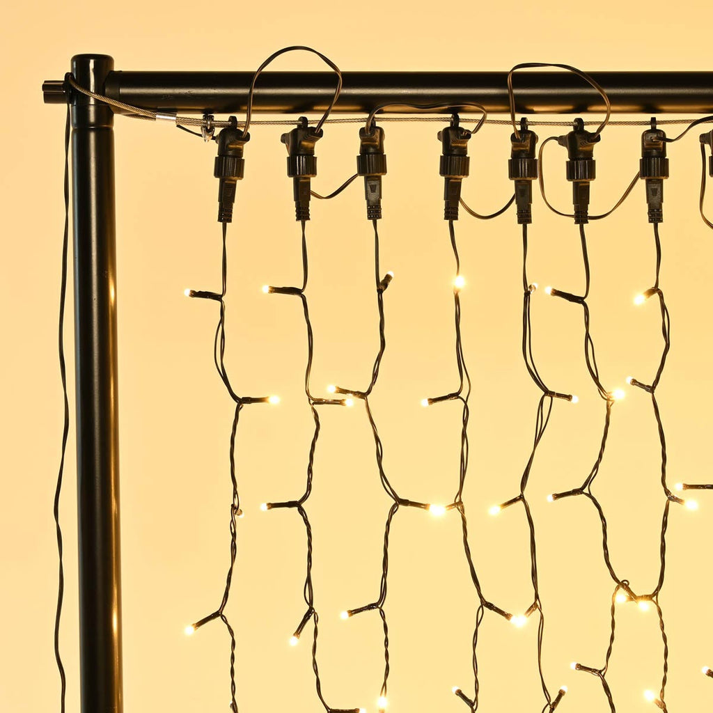 Yescom Commercial Twinkle Curtain String Light 40x10ft