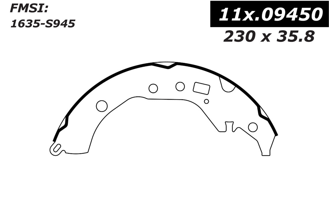 Porterfield Brake Shoes for 2014 SCION xD