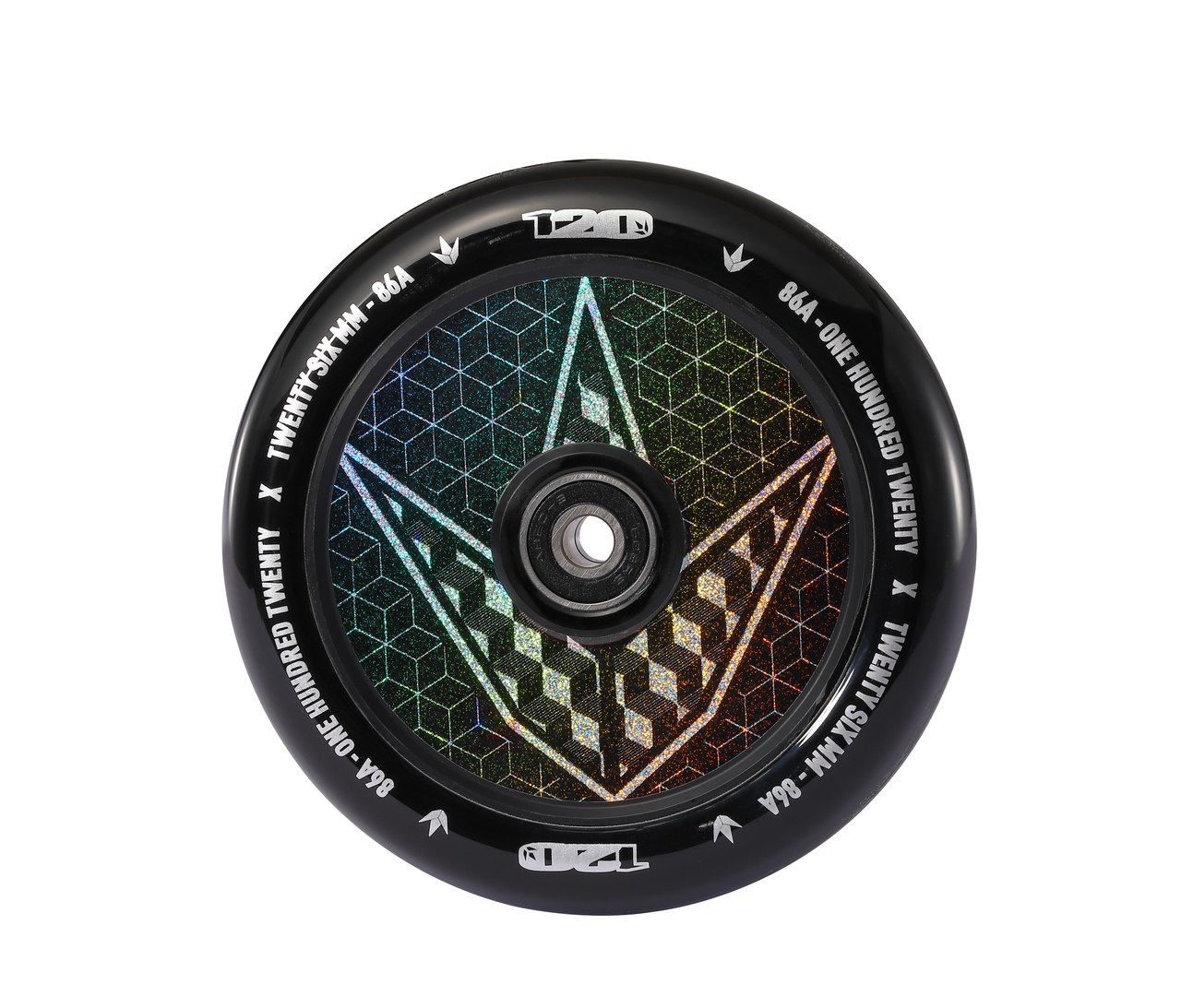 Envy Scooter Wheel Hollow Core 120mm - Geo Logo Hologram (Pair)