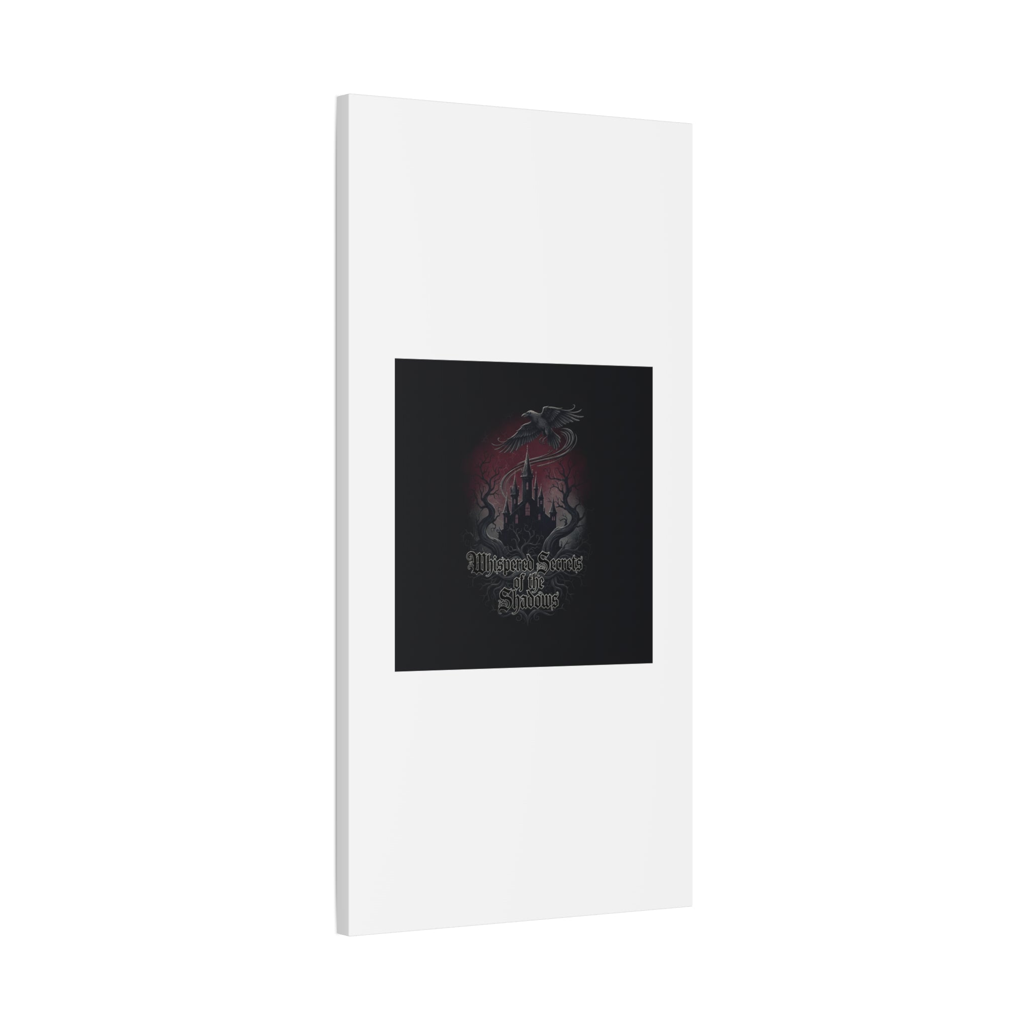 Whispered Secrets of the Shadows Castle Wall Art, Matte Canvas | Gothic Medieval Decor