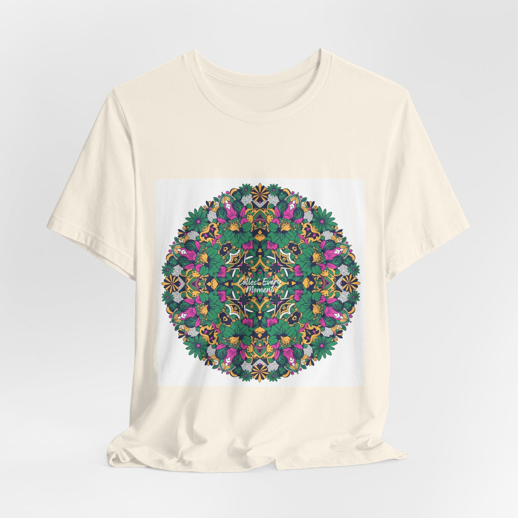 Psychedelic Botanical Mandala Tee | Festival Graphic T-Shirt