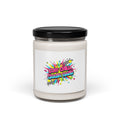 Stay Chill Crash Hard Candle | Scented Soy, Neon Graffiti Crash Out