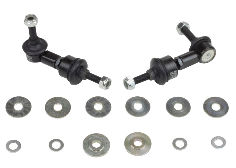 Whiteline Sway Bar Link Kit Heavy Duty Adj Steel Ball Nissan 240SX 1989-1998