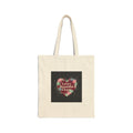 Love's Beautiful Chaos Tote | Soft Grunge Heart, Distressed Valentine Collage
