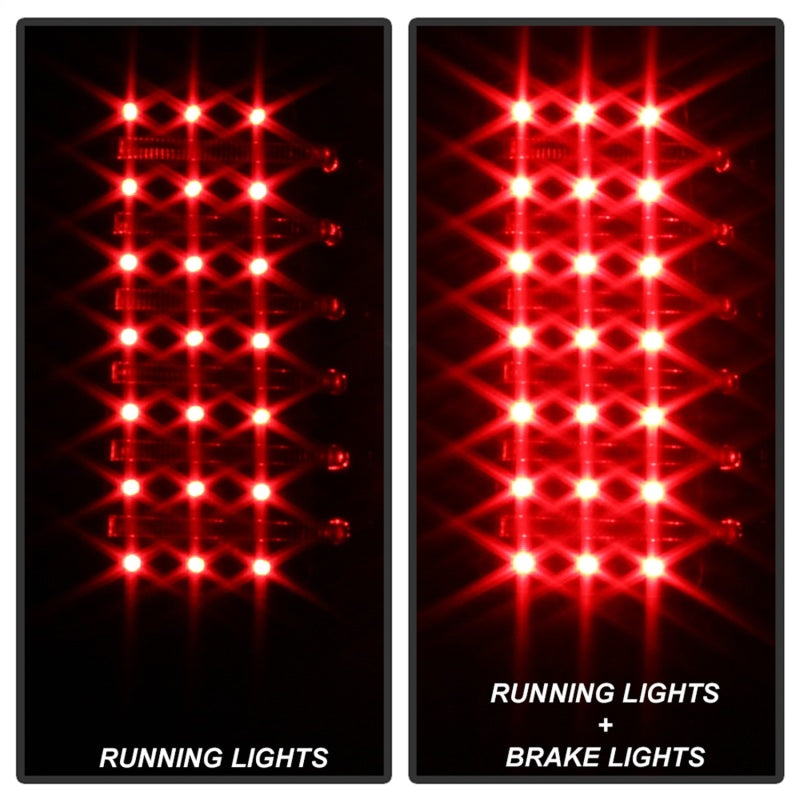 SPYDER Xtune Hummer H3 06-09 ( Non H3T ) LED Tail Lights Black ALT-ON-HH306-LED-BK 5017697