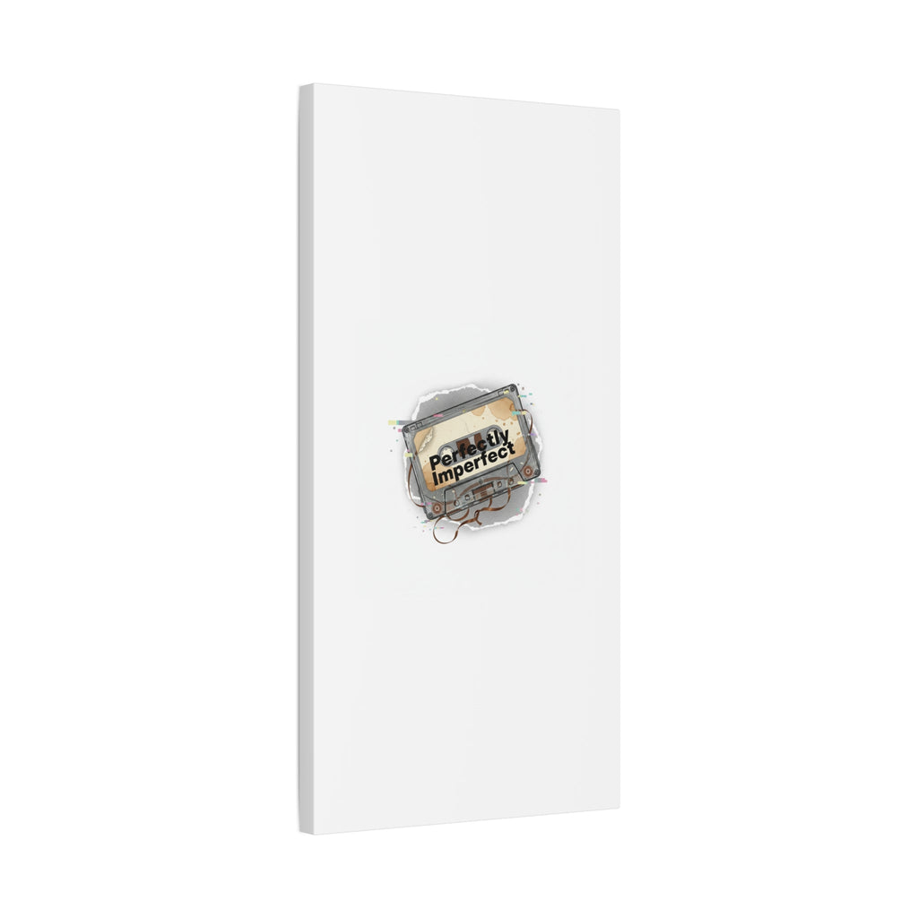 Perfectly Imperfect Cassette, Canvas Print | Analog Error, glitch art static