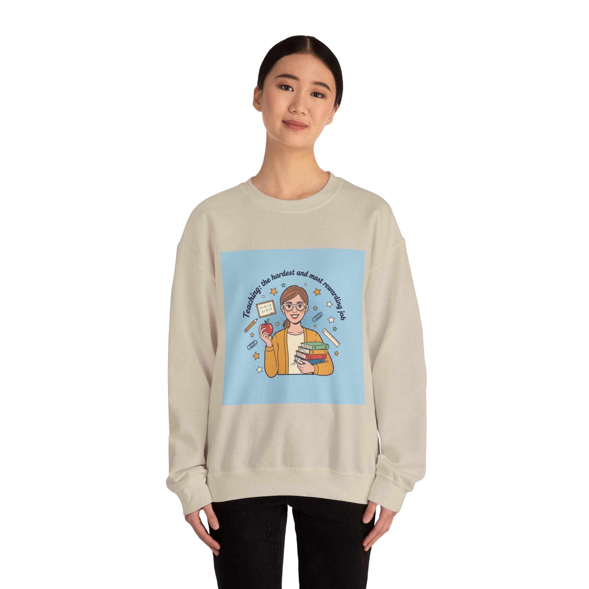 Teachers Life Crewneck Sweatshirt | Funny Teacher Gift