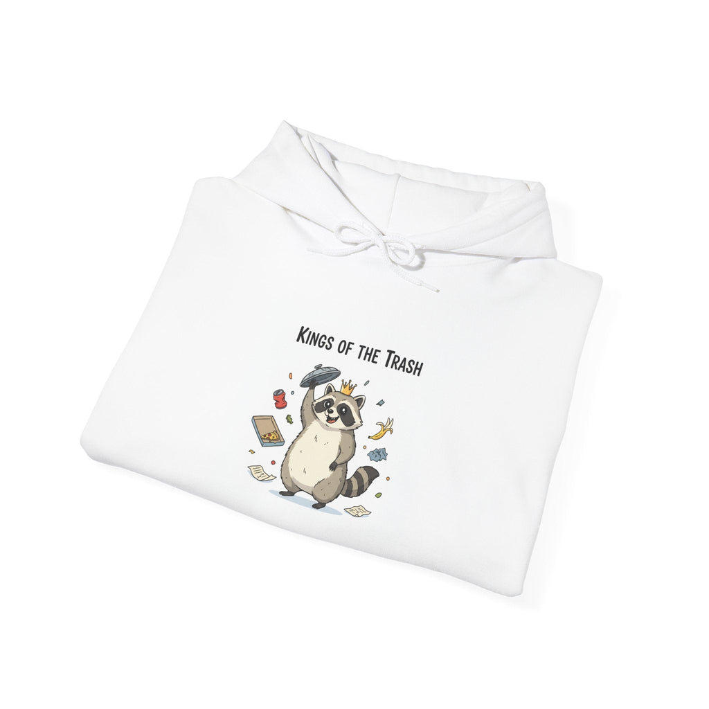 Kings of the Trash Raccoon Hoodie | trash panda, raccoon doodle