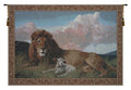 Lion And Lamb II Fine Art Tapestry