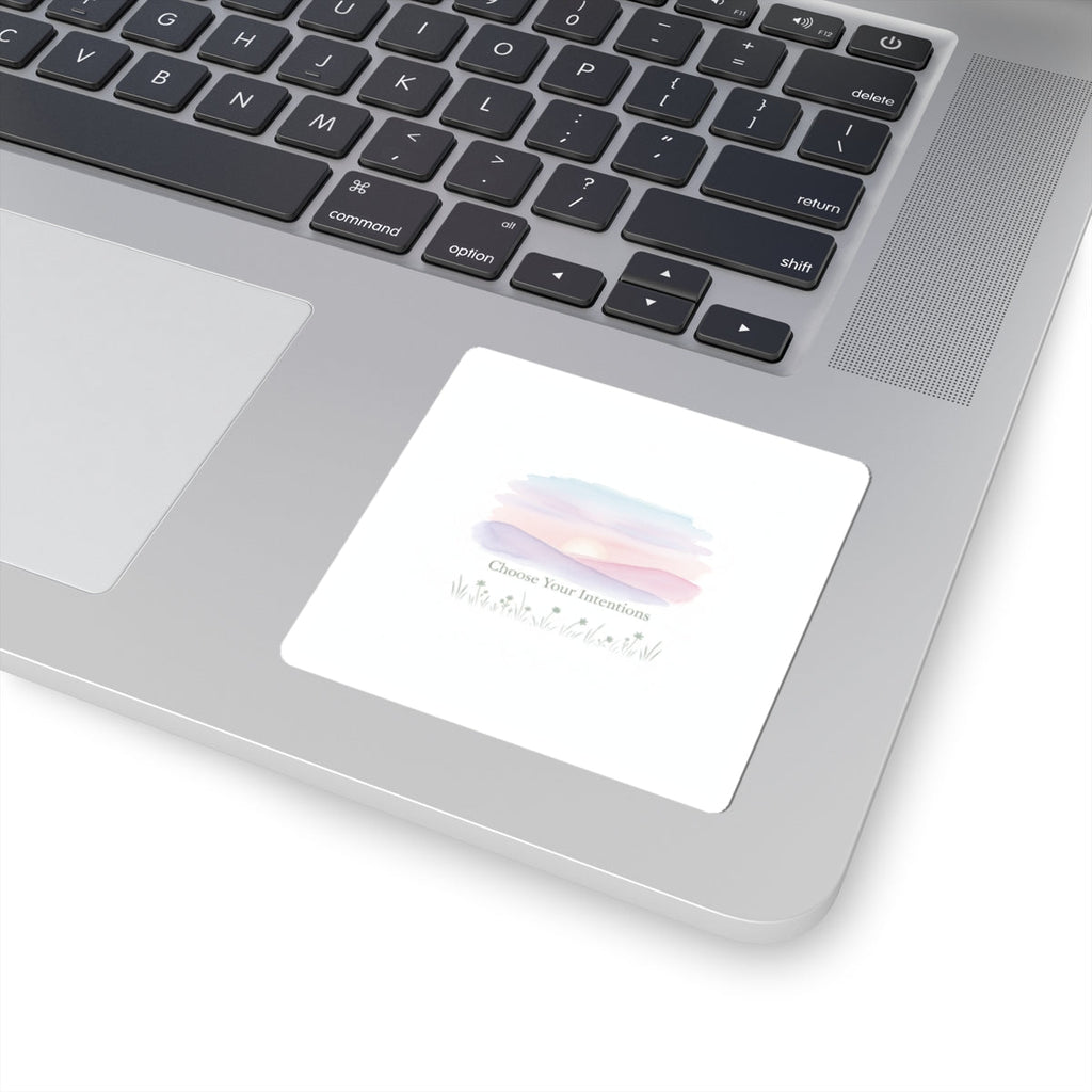 Choose Your Intentions Sticker | intention sticker, mindful wellness