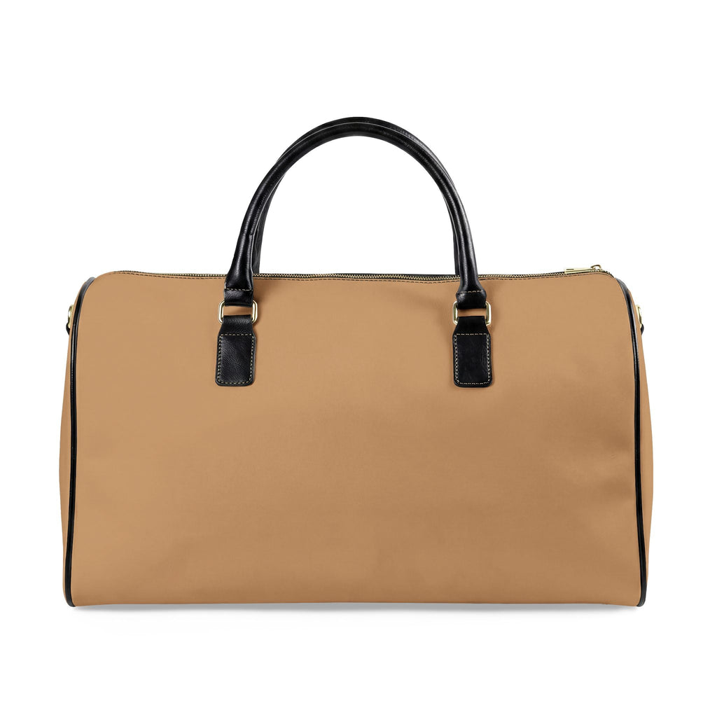 Paris Je T'aime Leather Weekender Bag — NEUTRAL Travel Duffle