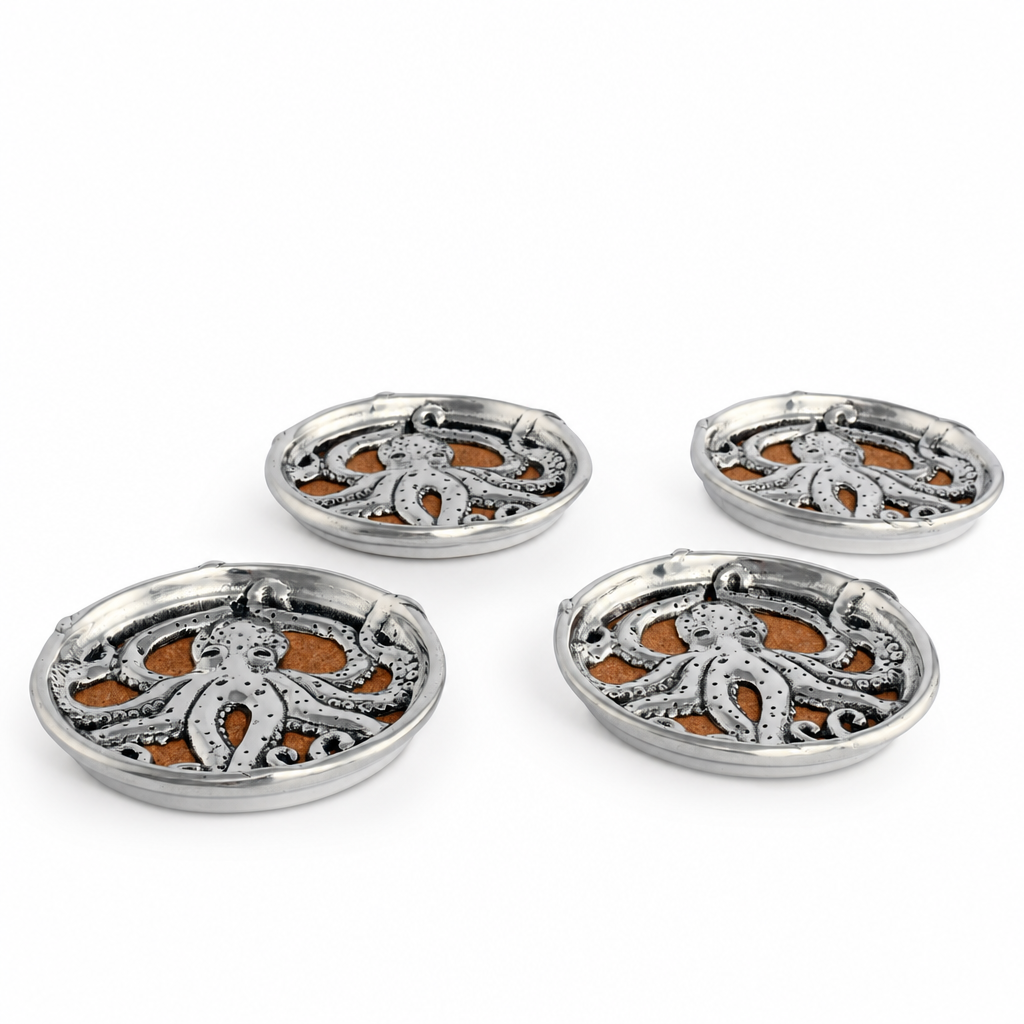 Octopus Drink Coaster Set of 4