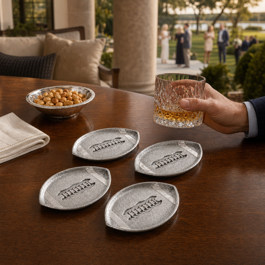 Football Coasters - Set of 4