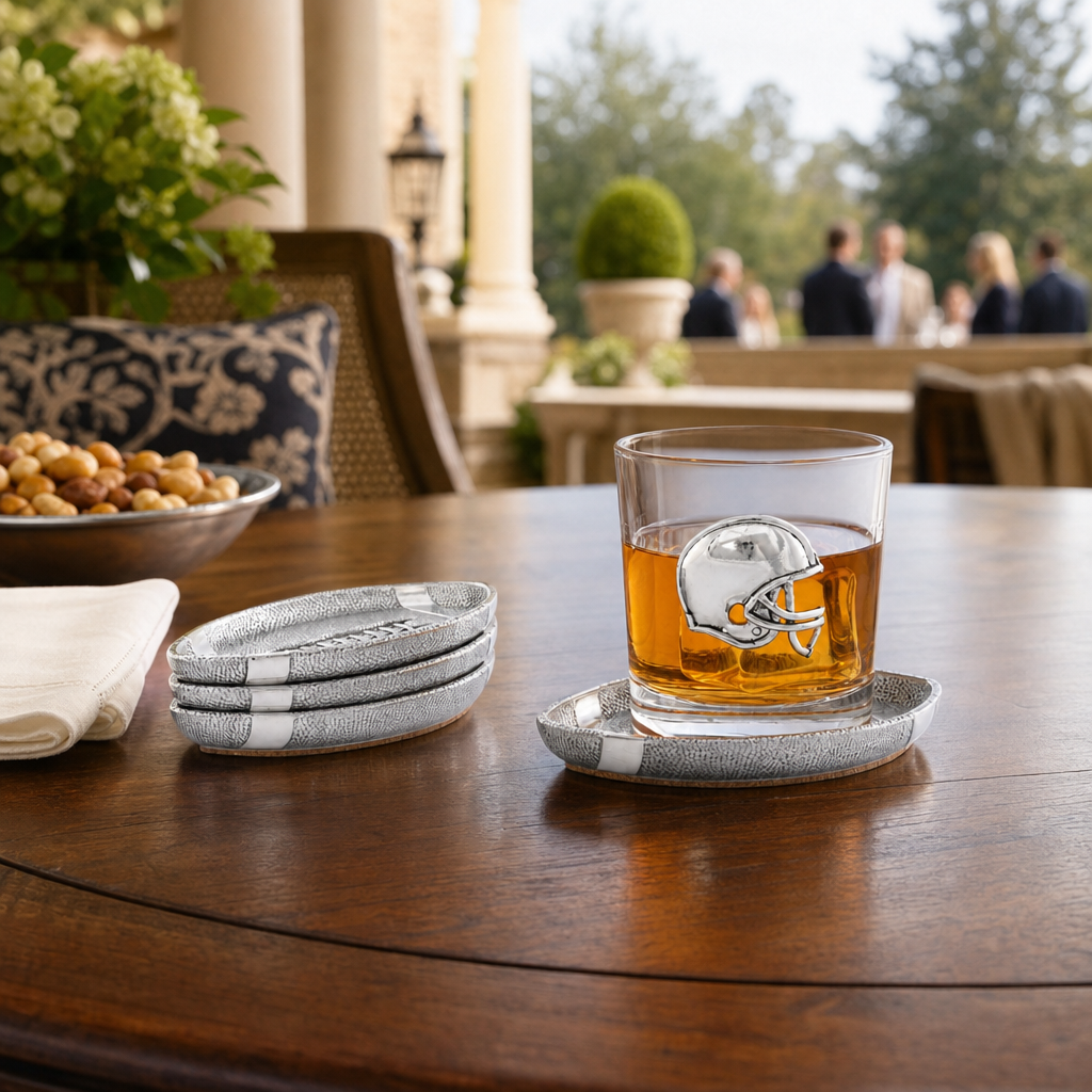 Football Coasters - Set of 4