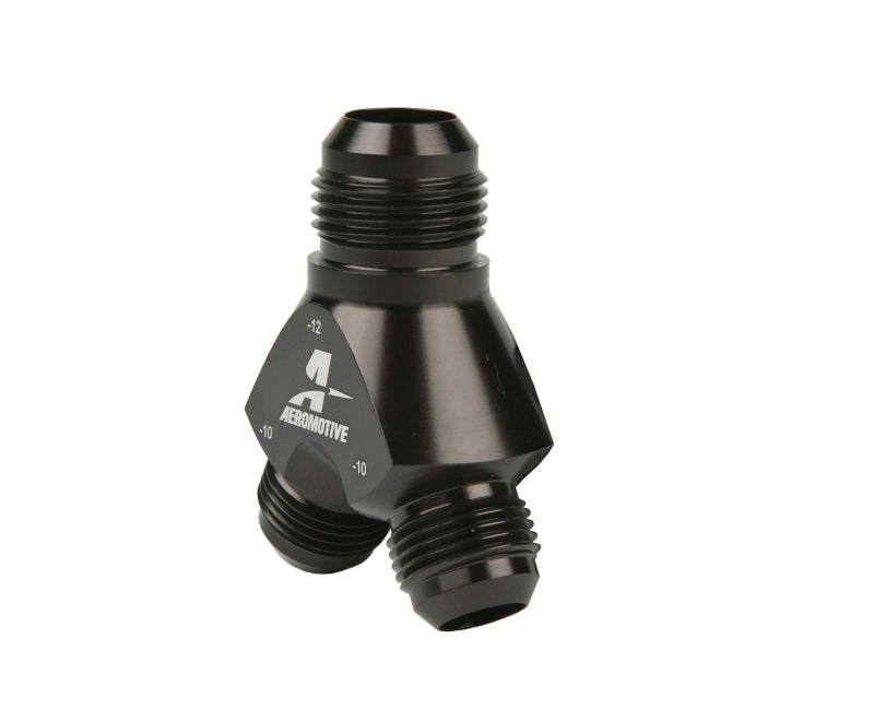 Aeromotive Y-Block, -12 to (2)-10