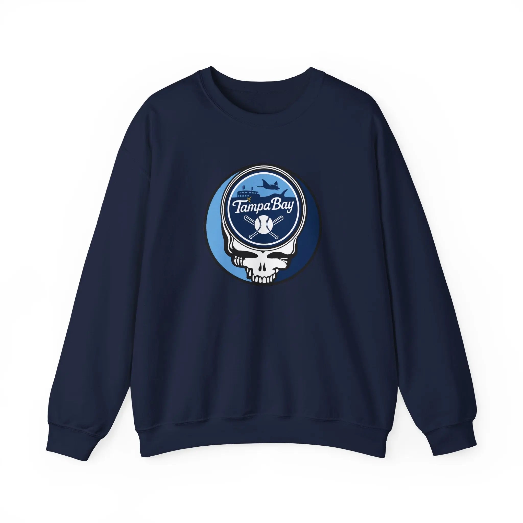 Tampa Bay Rays Original Stealie Grateful Dead Crewneck Grateful Dead Sweatshirt